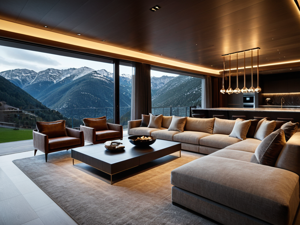 Reforma de lujo en Andorra realizada por Designform Interiors