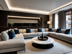 Proyecto de diseño de interiores moderno y elegante realizado por Designform Interiors en un apartamento en Andorra la Vella